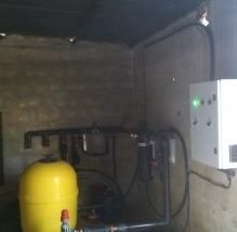 Bombeo solar con cabezal de riego con abonadora